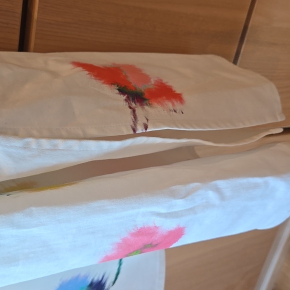 Sleeper Maxi Dress with Floral Accents, String Detail, Garden Party, EUC, Small - Picture 10 of 16